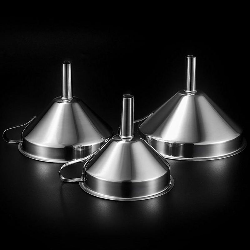 Beer Wine Hobby - 1Pc Metal Funnel For Canning Kitchen
