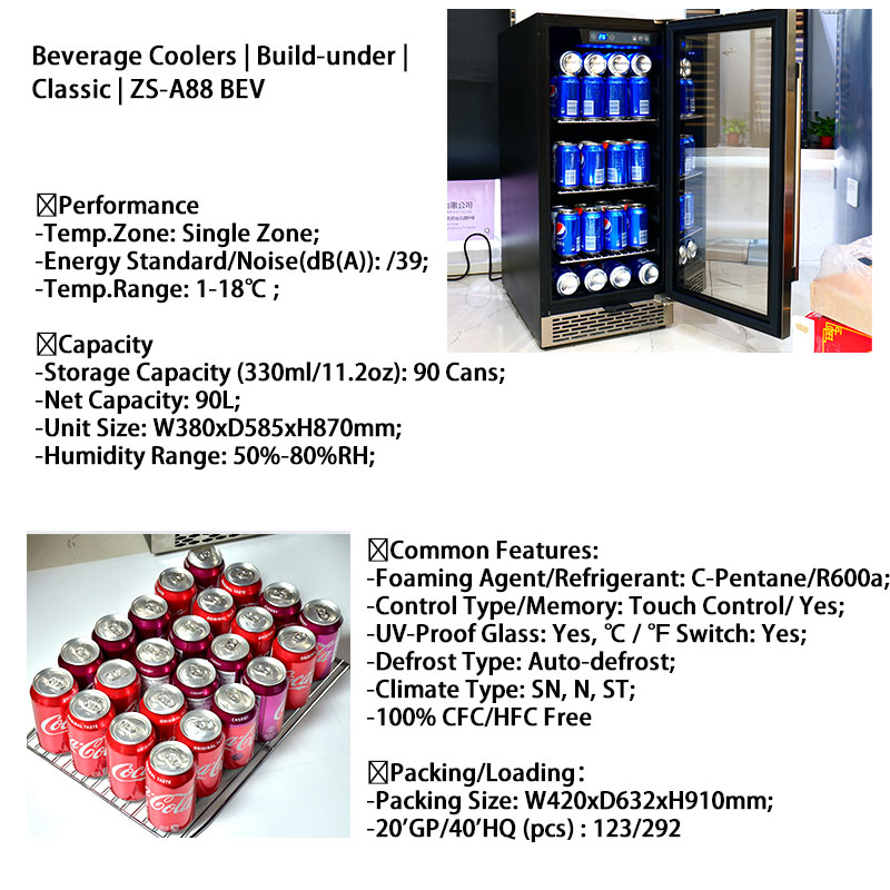 Oem Small Drink Bar Fridge Cus - Wine Beer Dual Zone avaliação e preço