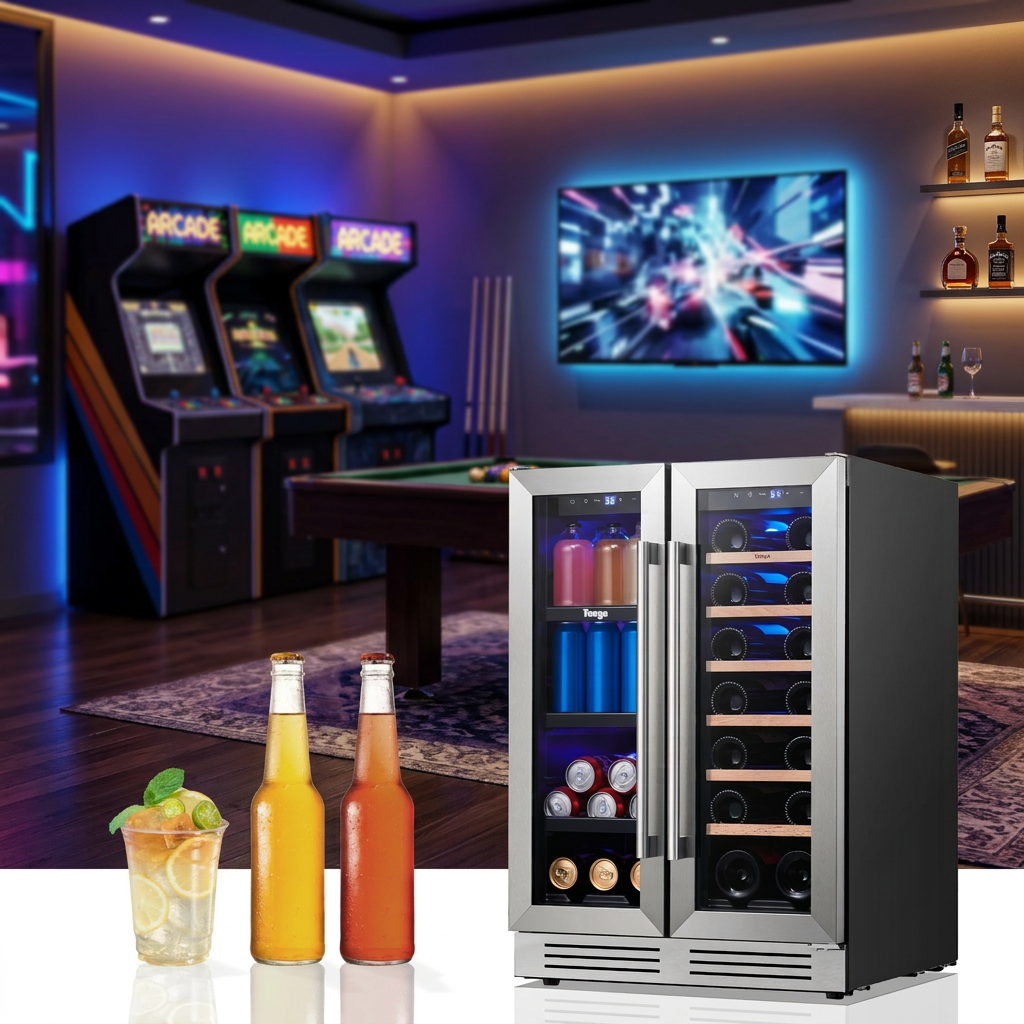Dual zone refrigerator 4.1 Cu. - Wine Beer Dual Zone avaliação e preço