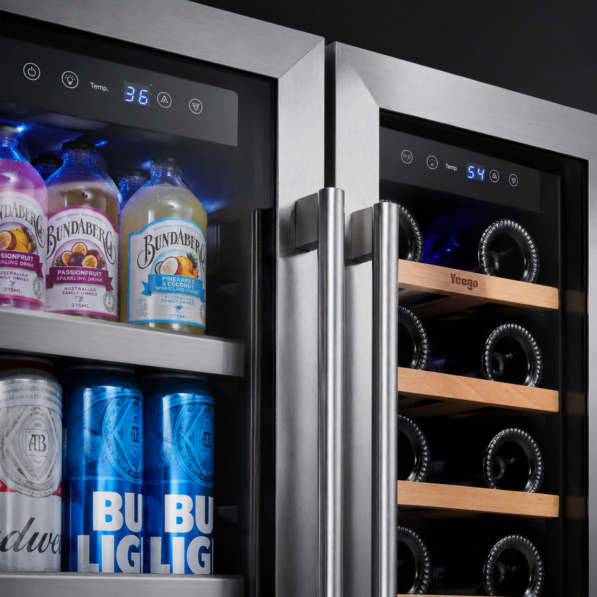 Dual zone refrigerator 4.1 Cu. - Wine Beer Dual Zone avaliação e preço