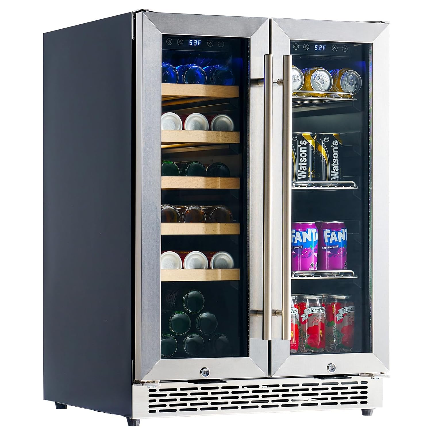 Beverage Refrigerator - 24-Inc - Wine Beer Dual Zone avaliação e preço