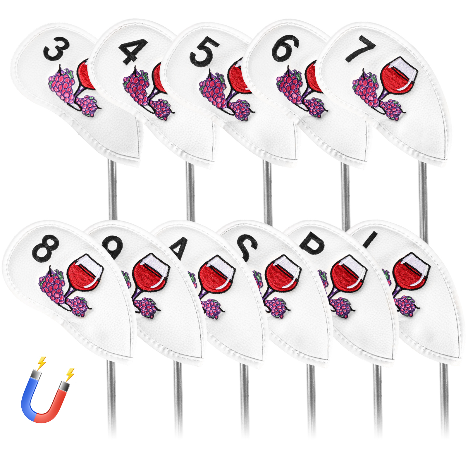 Magnetic Golf Club Head Covers - Wine & Beer Unlimited Spirits avaliação e preço
