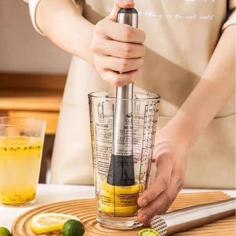 Professional Stainless Steel C - Muddler Cocktail Bar avaliação e preço