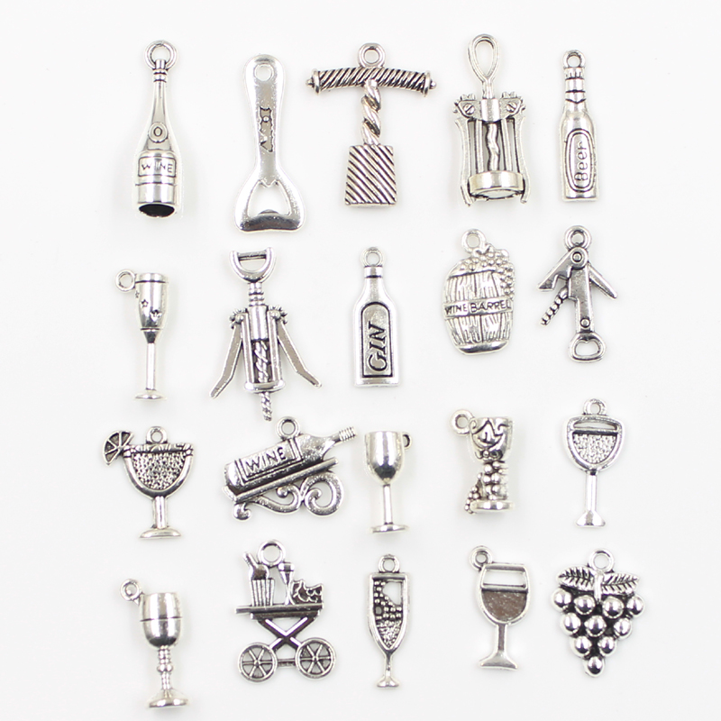 30pcs Charms Beer Barrel Grape - Wine Beer Photo avaliação e preço