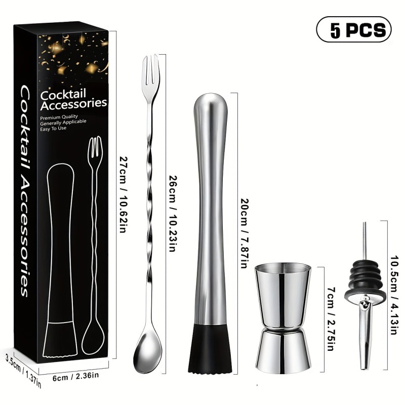 【Stainless Steel & Professiona - Muddler Cocktail Bar avaliação e preço