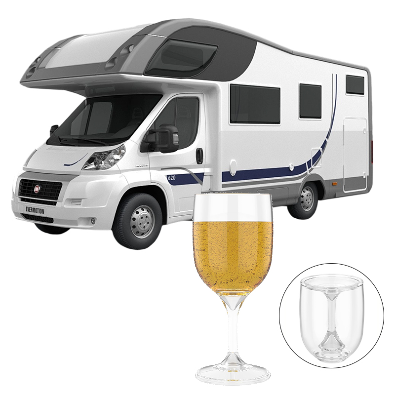 RV Portable Wine Glass Goblet  - Wine & Beer Unlimited Spirits avaliação e preço