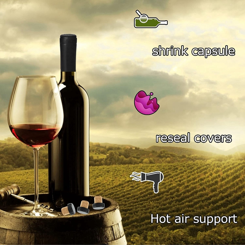 Caps Wrap Wine Bottle Seals 50 - Wine & Beer Unlimited Spirits avaliação e preço