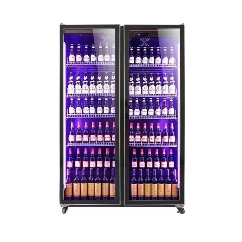 Double Door Air Cooling Refrig - Wine Beer Dual Zone avaliação e preço
