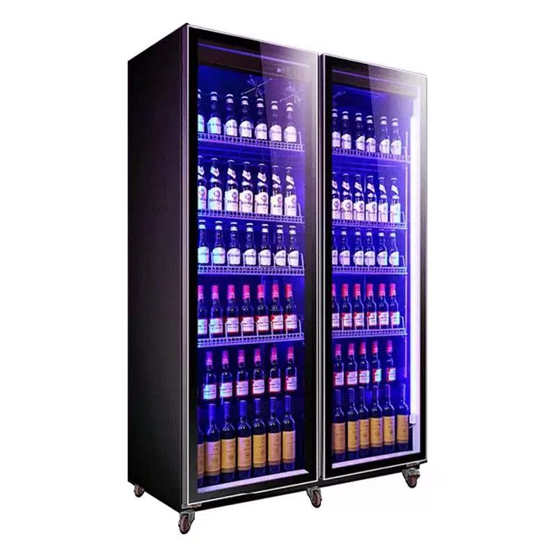 Double Door Air Cooling Refrig - Wine Beer Dual Zone avaliação e preço