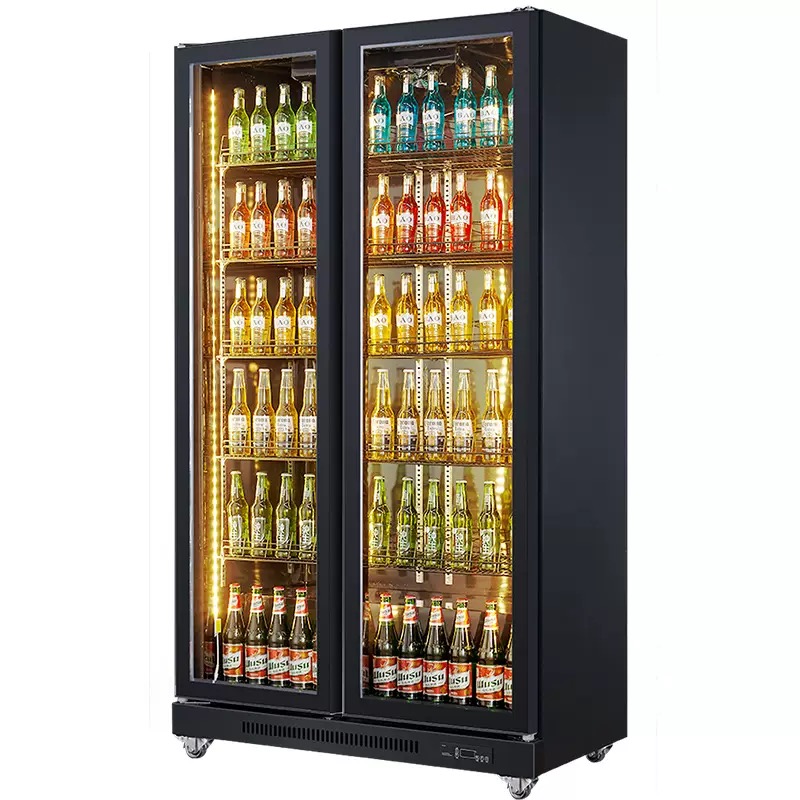 Double Door Air Cooling Refrig - Wine Beer Dual Zone avaliação e preço