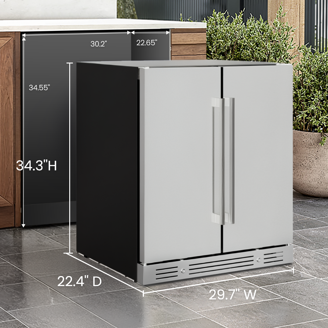 Yeego Dual zone wine cooler 33 - Wine Beer Dual Zone avaliação e preço