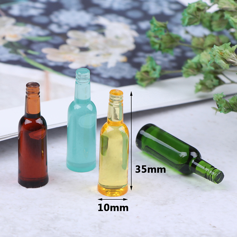 6pcs 1:12 Dollhouse Miniature  - Wine Beer & More avaliação e preço