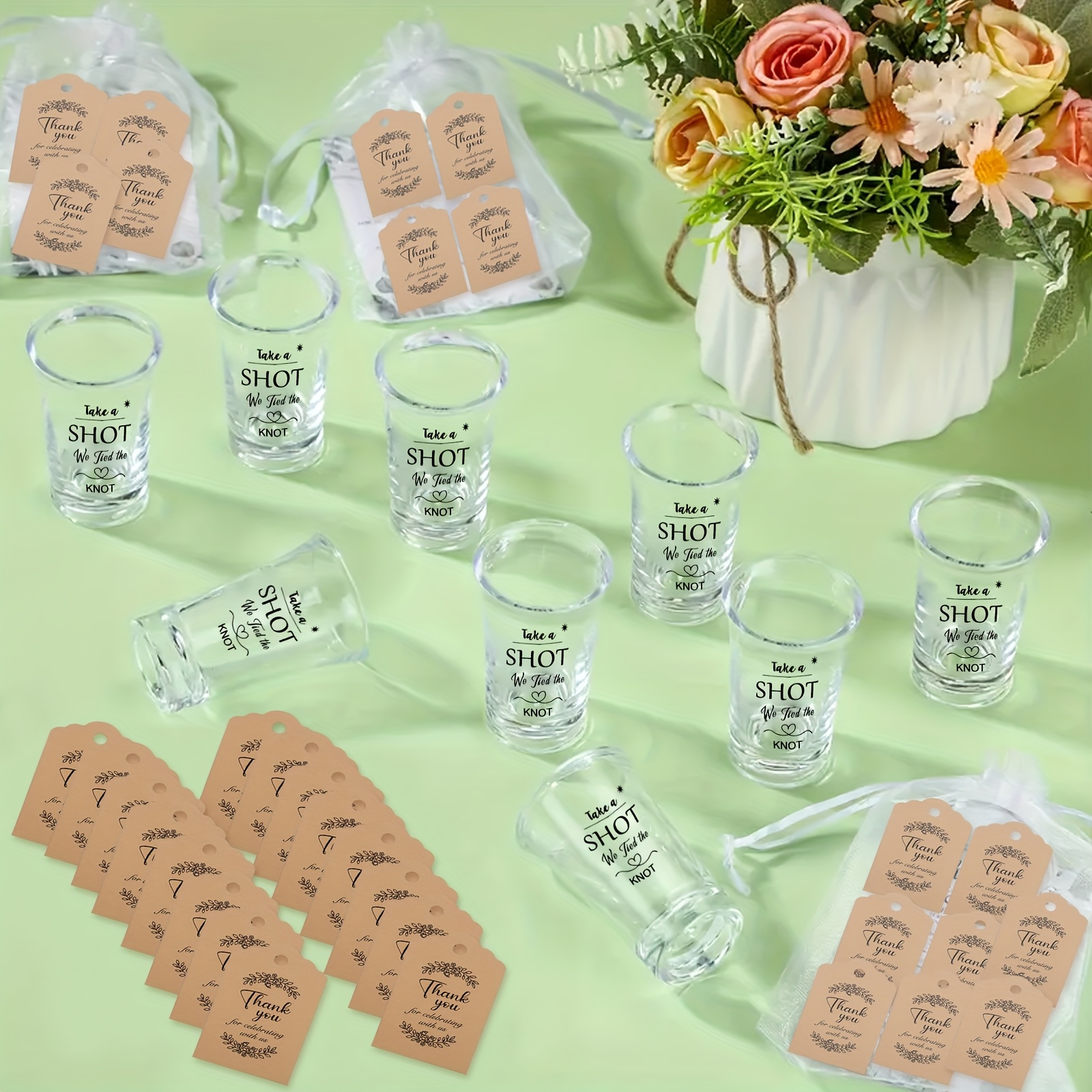 90-Piece Wedding Guest Set: 30 - Wine & Beer Unlimited Spirits avaliação e preço