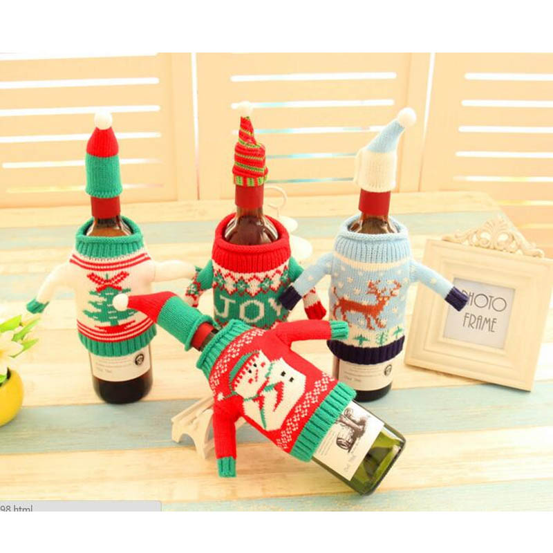Christmas Decorate Red Wine Be - Wine N Beer avaliação e preço