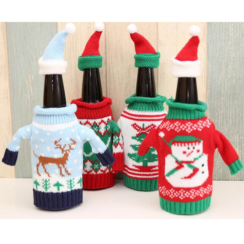 Christmas Decorate Red Wine Be - Wine N Beer avaliação e preço