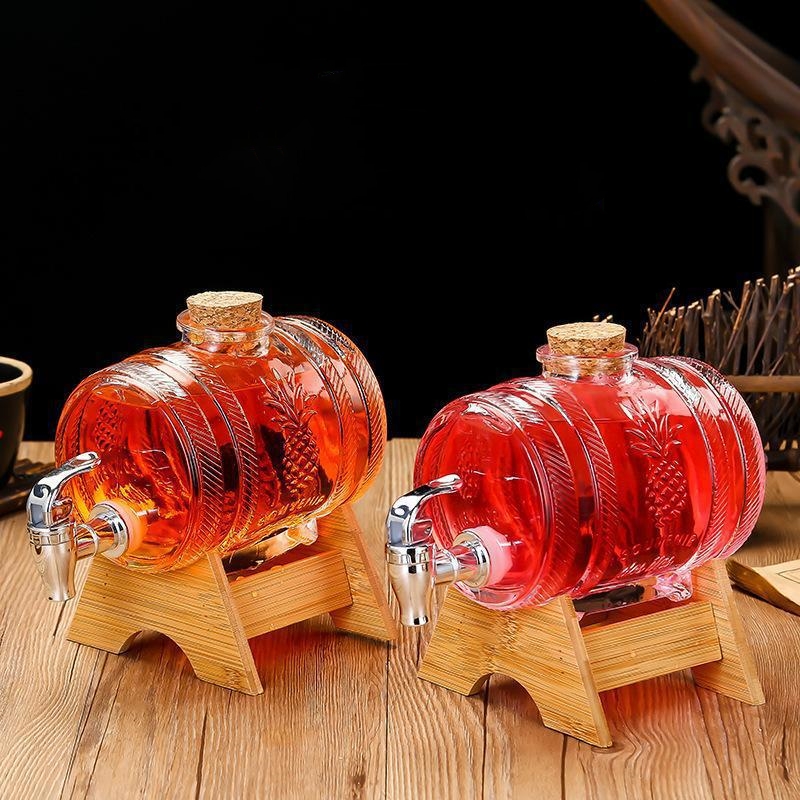 1L Glass Whiskey Barrel Wine B - Beer Wine Hobby avaliação e preço