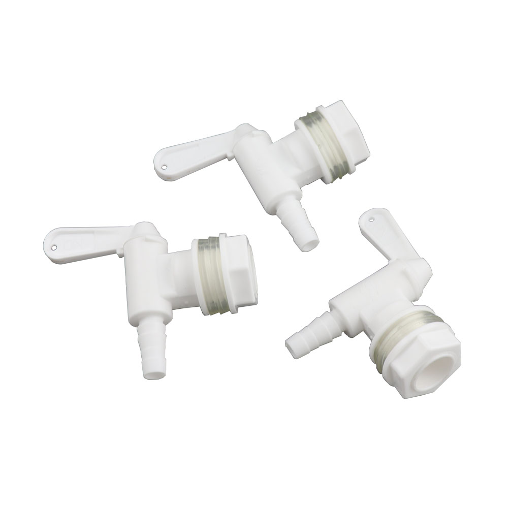 3pcs/lot White Plastic Spigot  - Beer Wine Hobby avaliação e preço