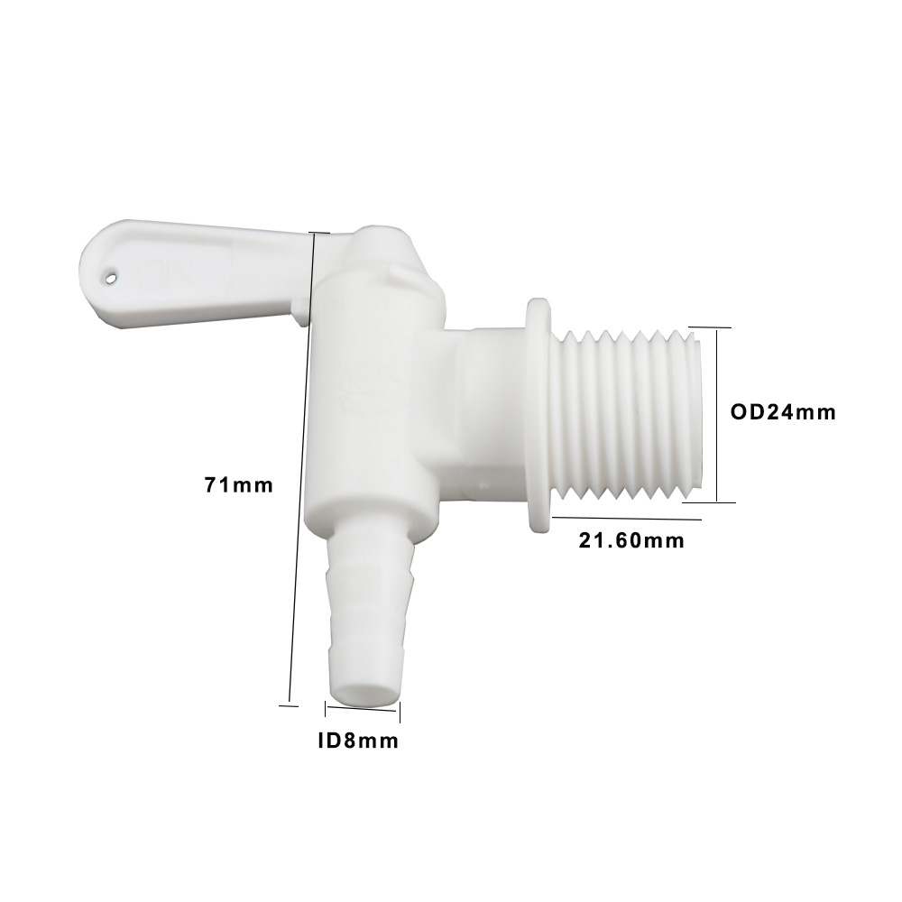 3pcs/lot White Plastic Spigot  - Beer Wine Hobby avaliação e preço
