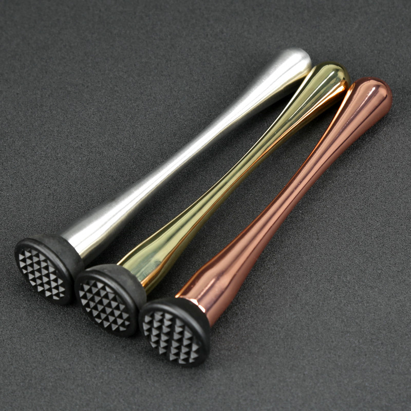 Stainless Steel Cocktail Muddl - Muddler Cocktail Bar avaliação e preço