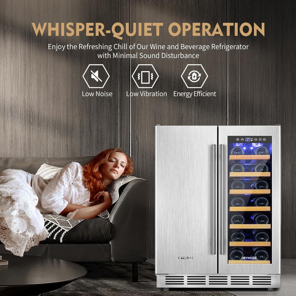 Wine and Beverage Refrigerator - Wine Beer Dual Zone avaliação e preço