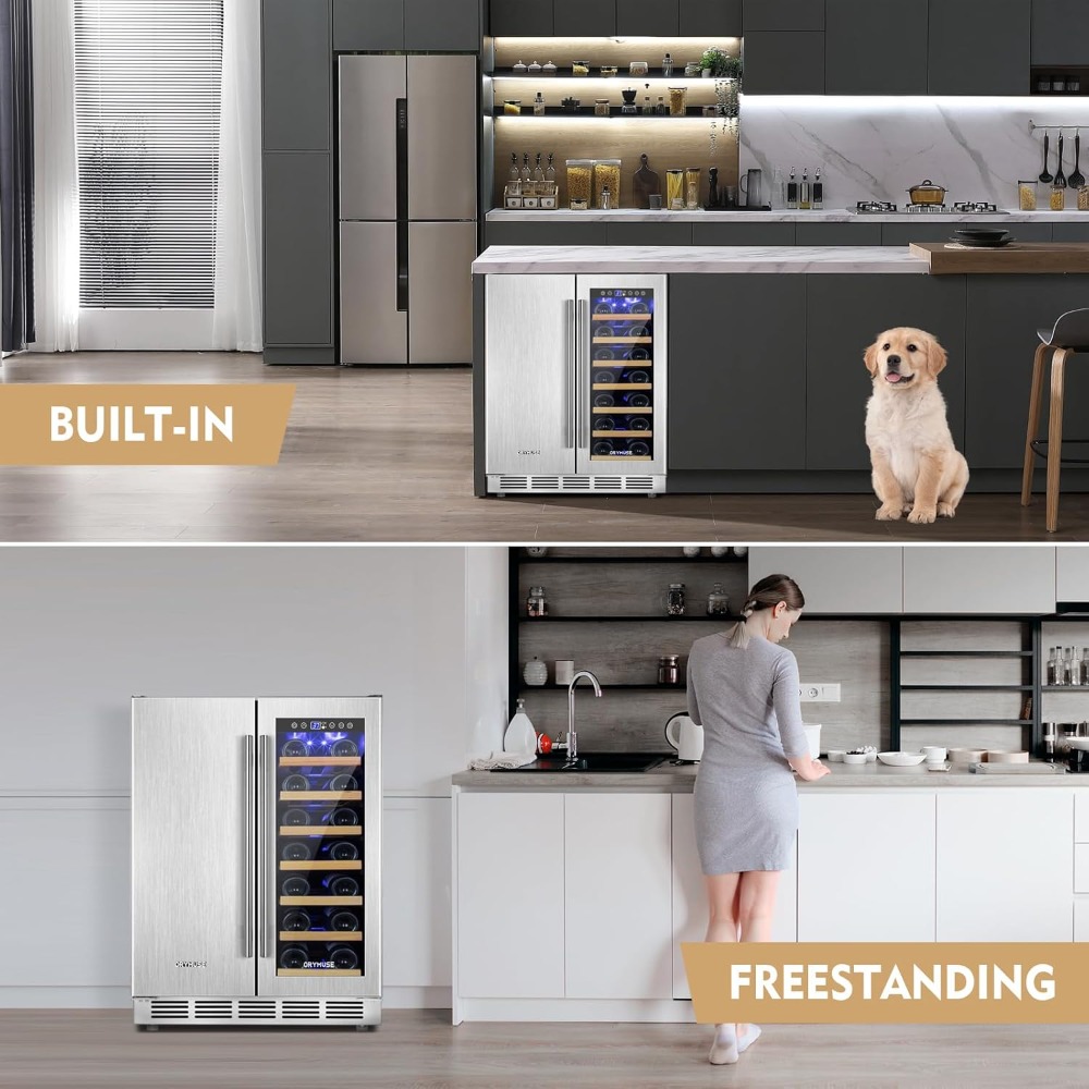 Wine and Beverage Refrigerator - Wine Beer Dual Zone avaliação e preço