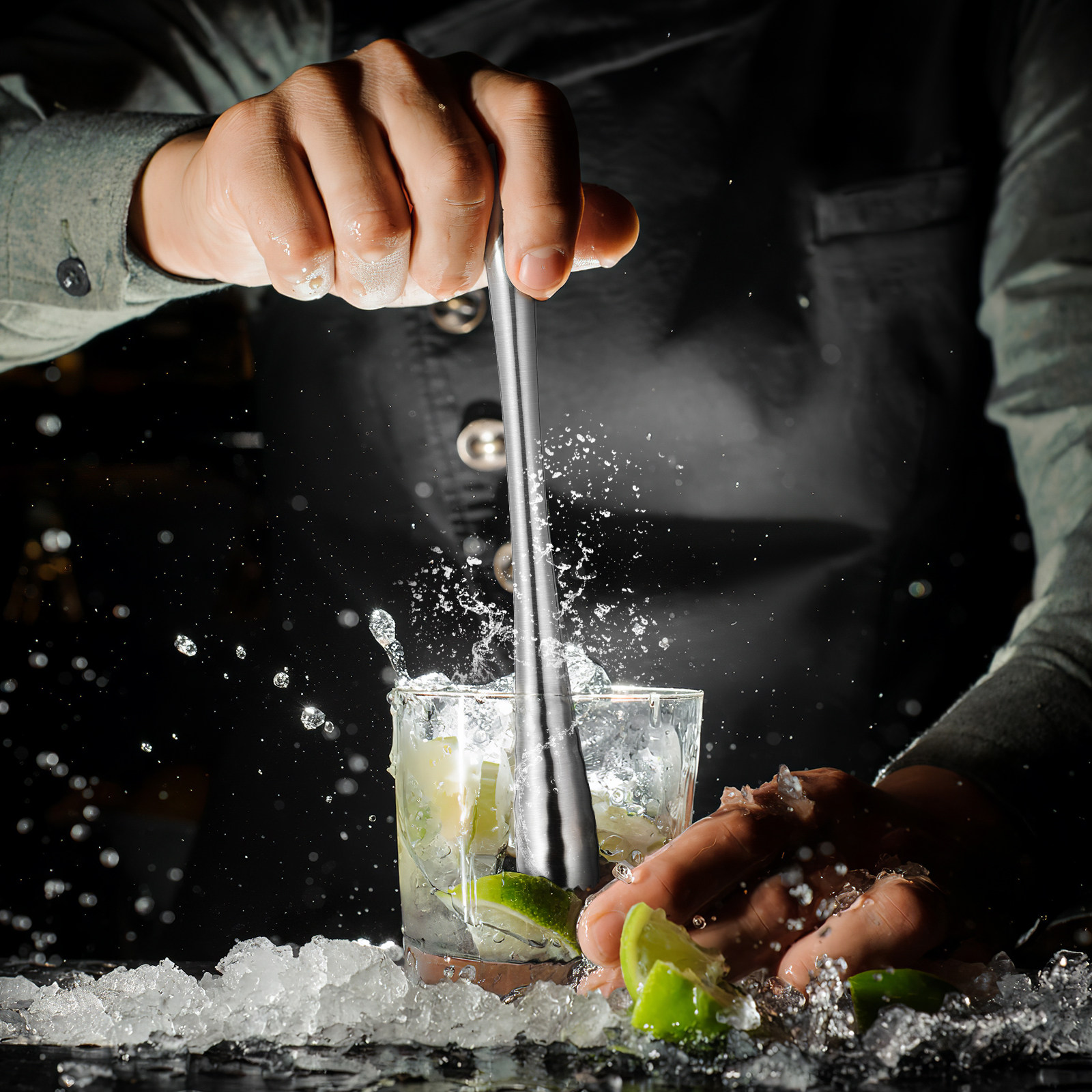 Premium Stainless Steel Cockta - Muddler Cocktail Bar avaliação e preço